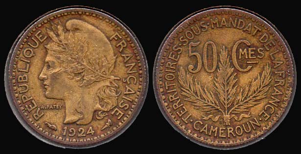 French Cameroon - 50 Centimes - 1924.jpg