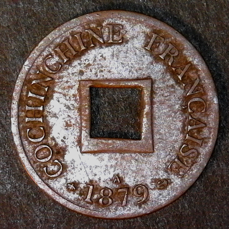 French Cochin China 2 Sapeque 1879 reverse 15 less light.jpg