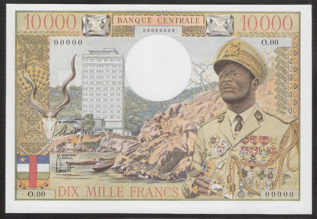 French Equatorial Africa 10000 Francs Bokassa banknote.jpg