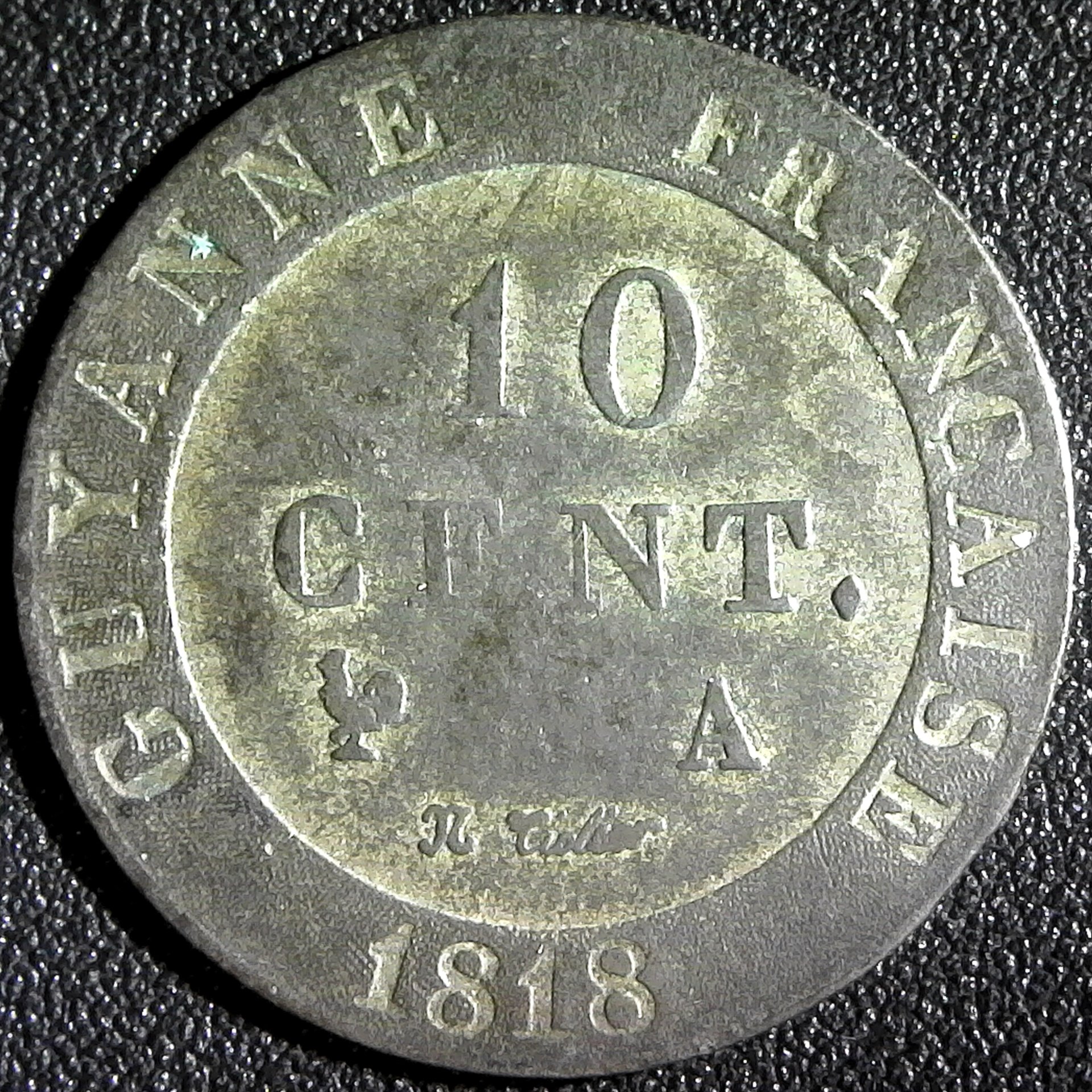 French Guiana 10 Centimes 1818 reverse.jpg