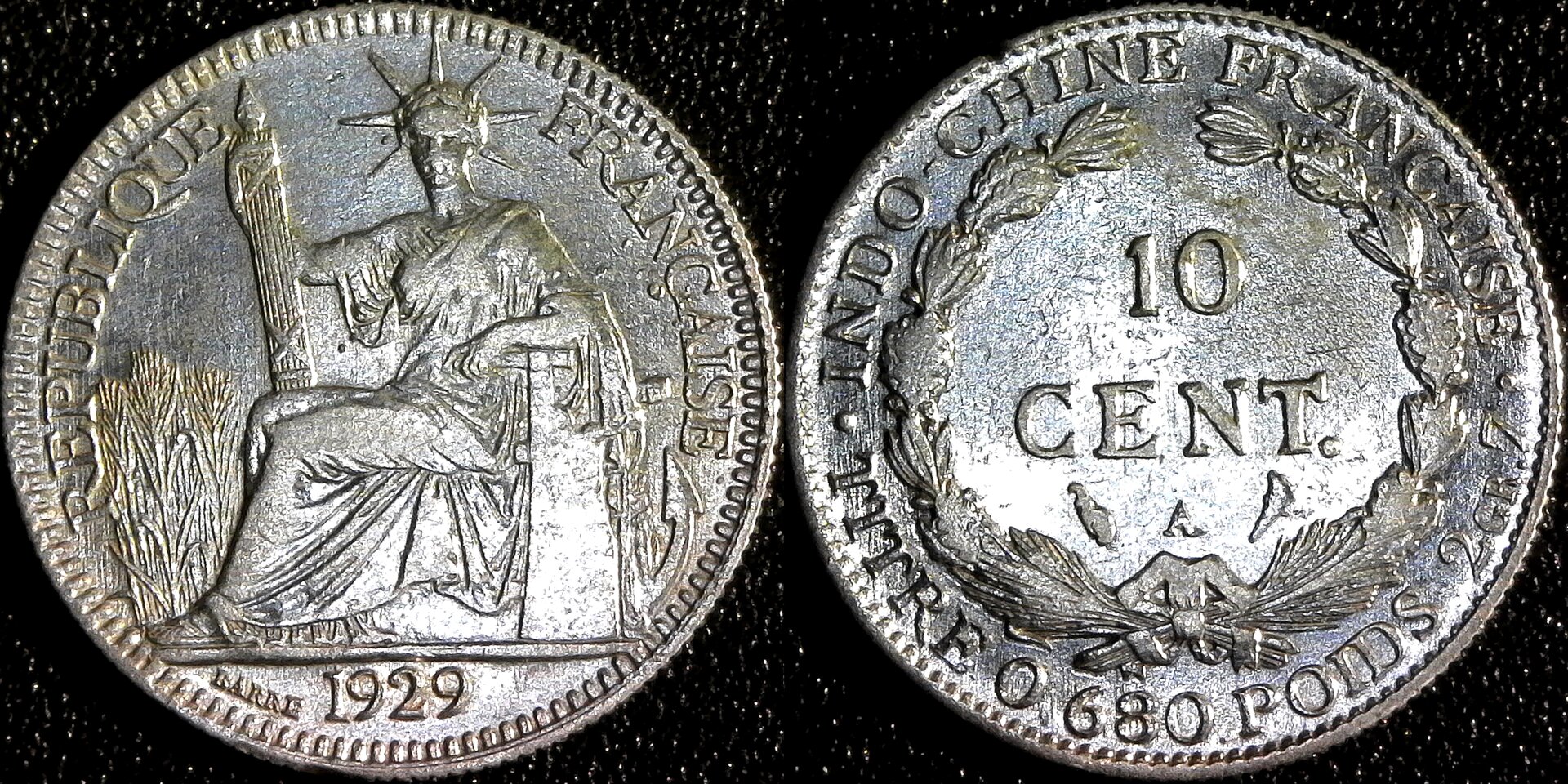 French Indo China 10 centimes 1929 obv B-side.jpg