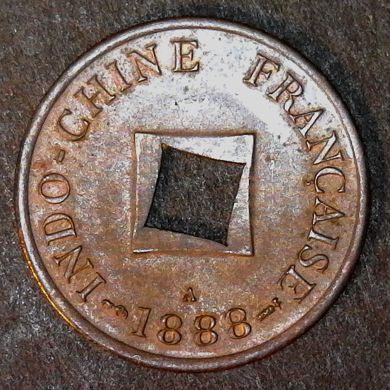 French Indo China 2 Sapeque 1888 obverse less 15 light.jpg