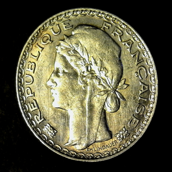 French Indochina 1 Piastre 1931 reverse less 5 50pct.jpg
