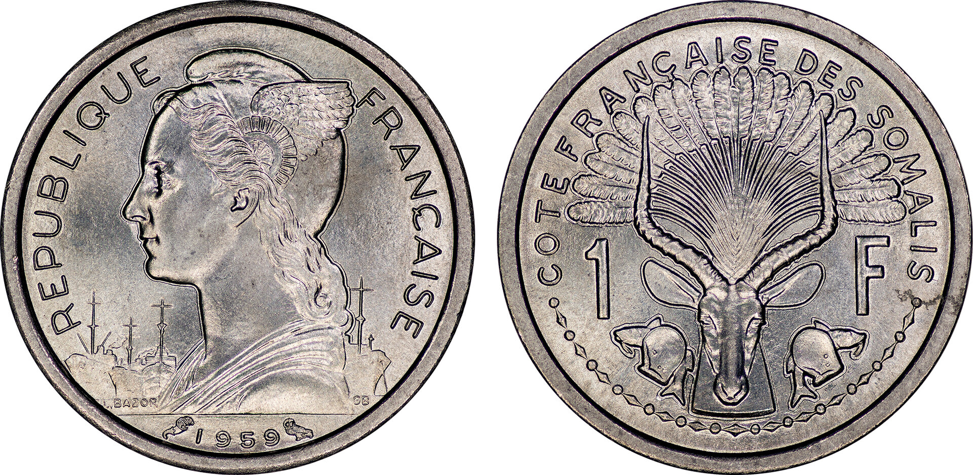 French Somaliland - 1959 1 Franc.jpg
