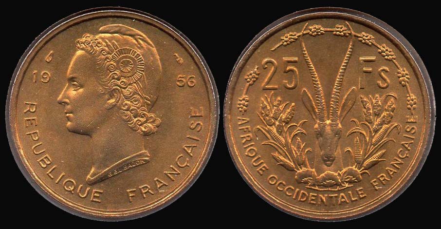 French West Africa - 25 Francs - 1956.jpg