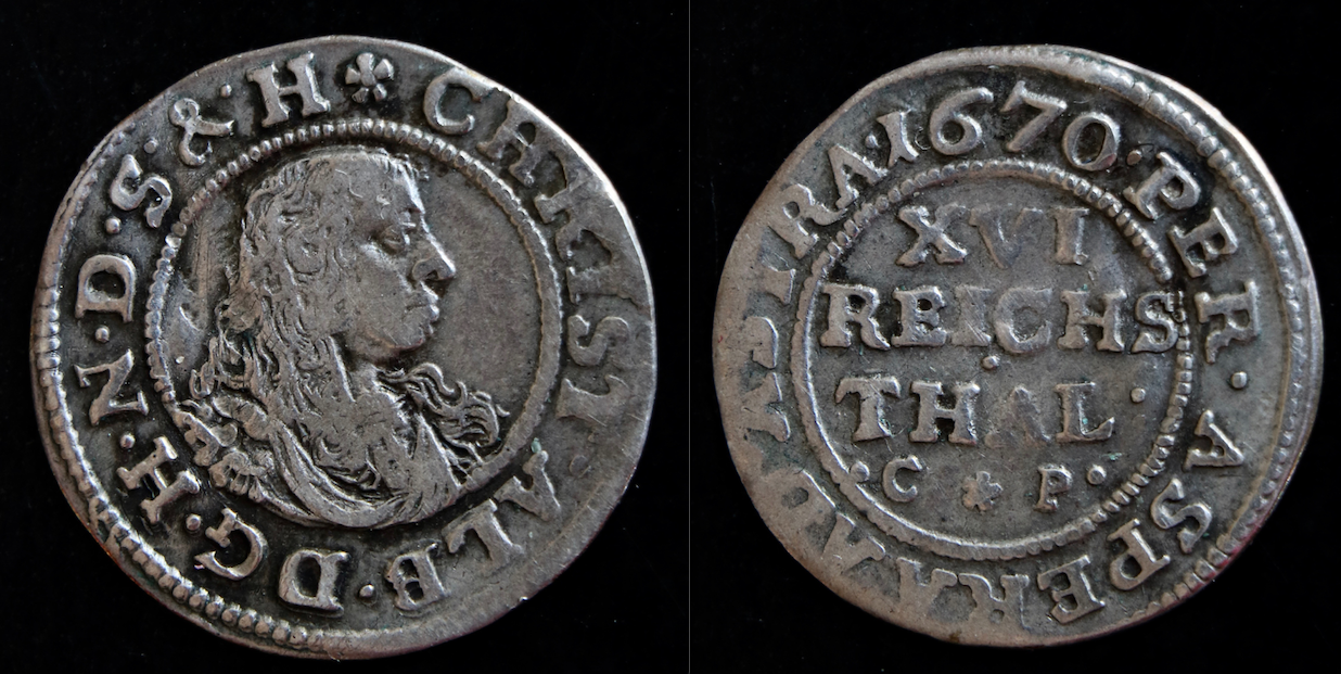 Frühe Neuzeit – Altdeutschland – Schleswig Holstein, Christian Albrecht, 1670, Düttchen.png