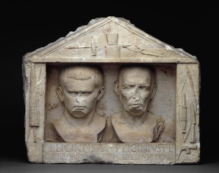 funerary relief  former enslaved individuals Philonicus and Demetrius.jpg