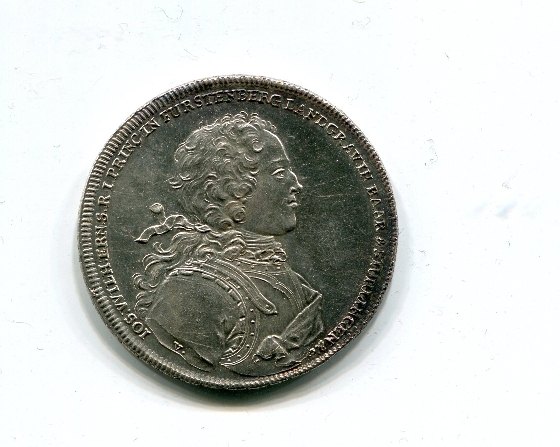 Furstenberg Jos Wilh Ernst Mining Taler 1729 LD obv 510.jpg