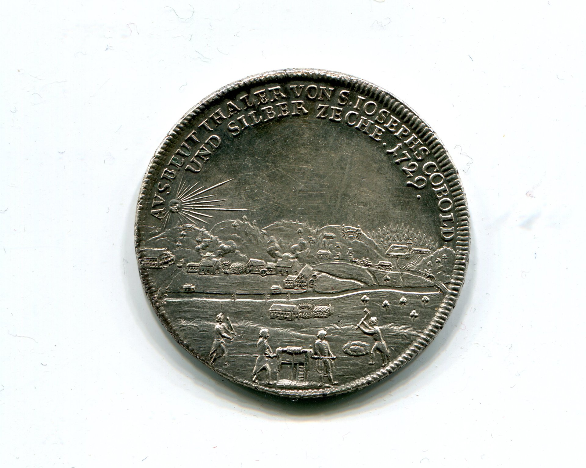 Furstenberg Jos Wilh Ernst Mining Taler 1729 LD rev 518.jpg