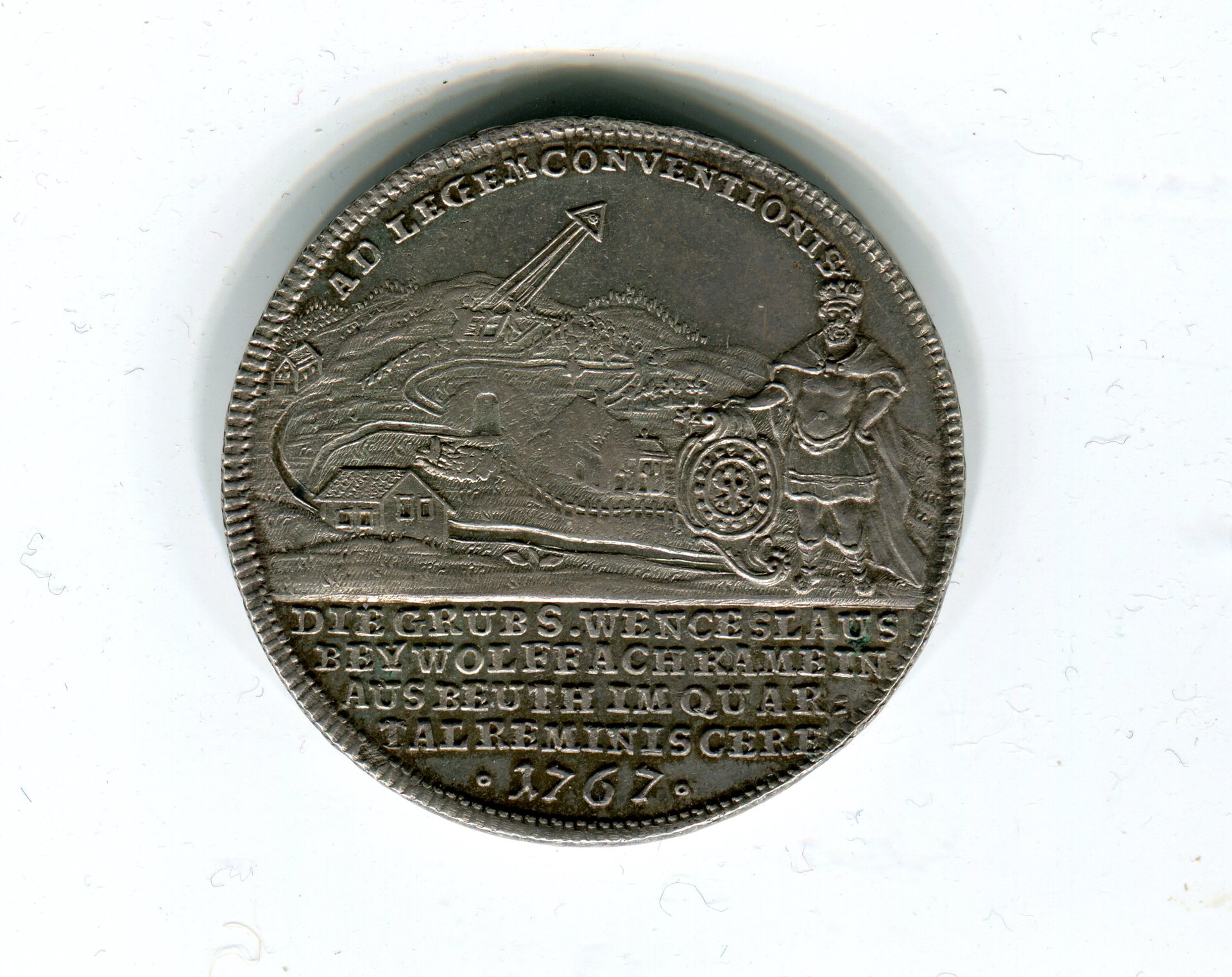 Furstenberg-Stuehlingen Jos Wenzel Mining Taler 1767 LD rev 526.jpg