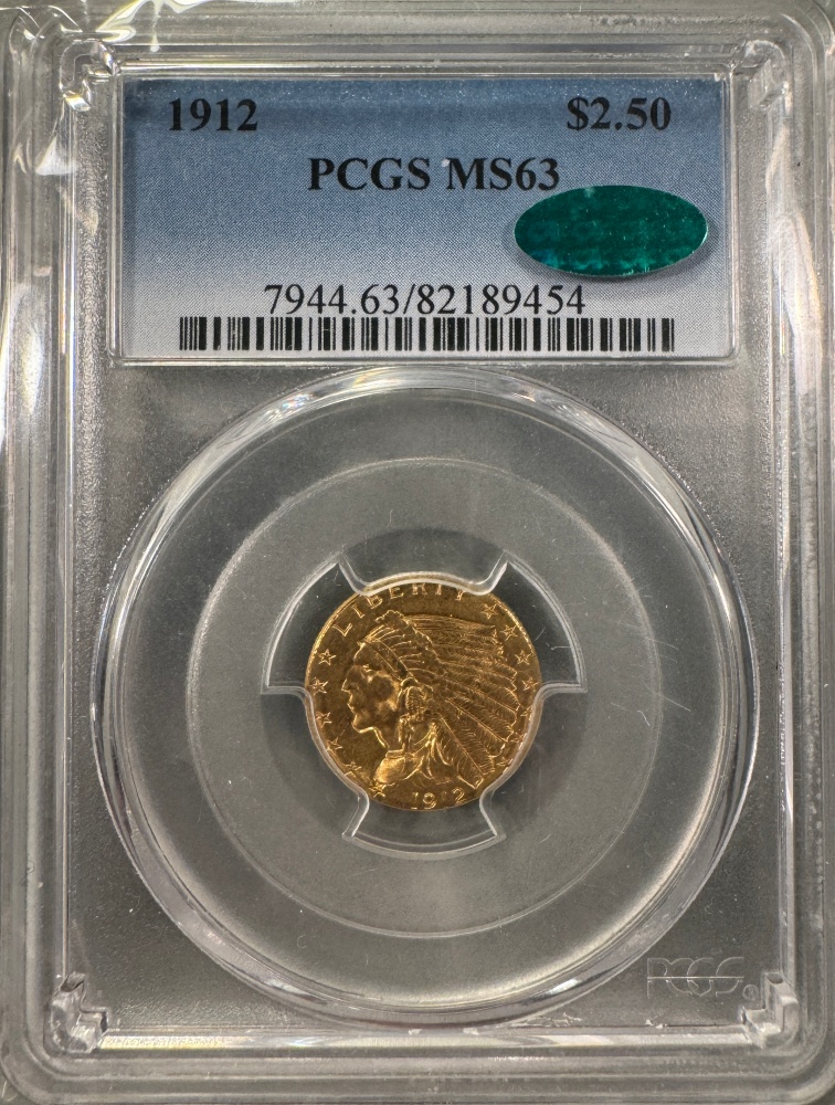 G$2.5 1912 MS63 PCGS 82189454 Obv Slab.jpg