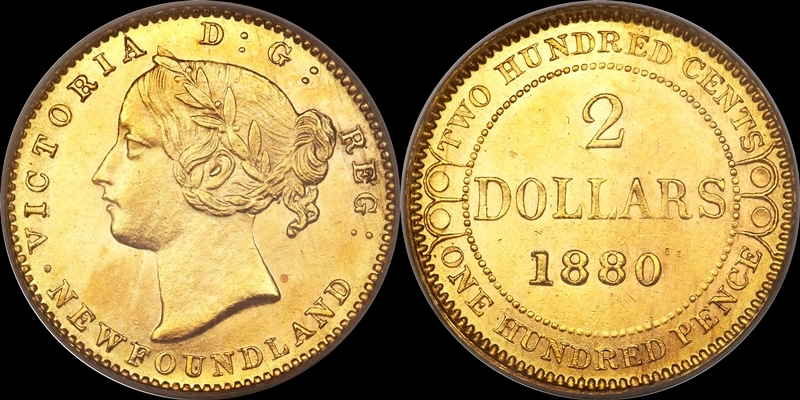 G$2 Newfoundland 1880 MS61 PCGS Obv CU 4881826-800x400 px-horz.jpg