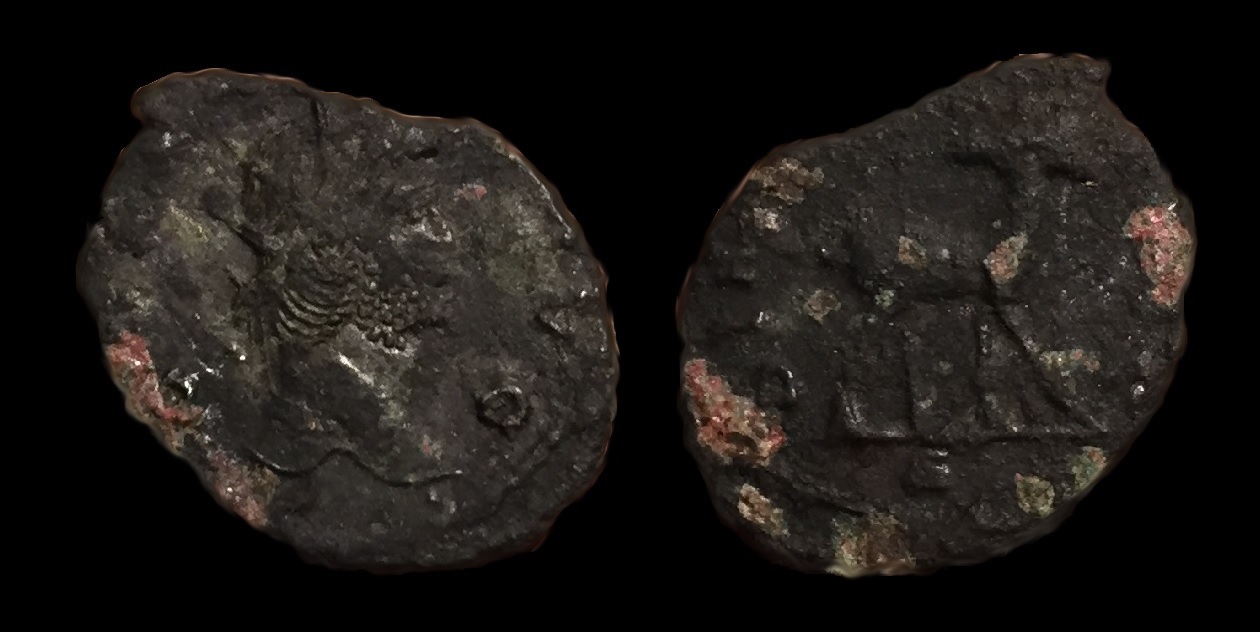 Gallienus, AE antoninianus, Rome. Sole reign. Epsilon in exergue..jpg