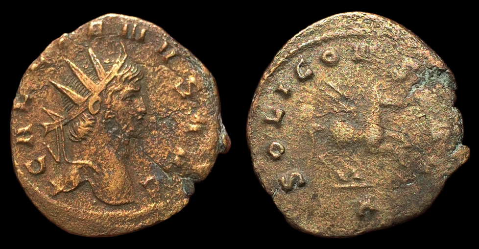 Gallienus, Antoninianus, SOLI CONS AVG, A, Pegasus.png