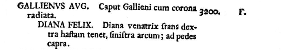 Gallienus DIANA FELIX antoninianus Sulzer listing.JPG