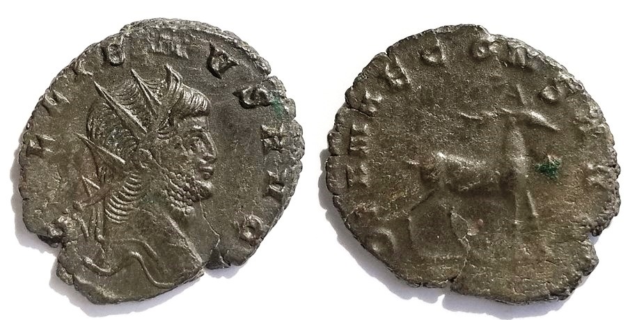 Gallienus DIANAE CONS AVG stag antoninianus.jpg