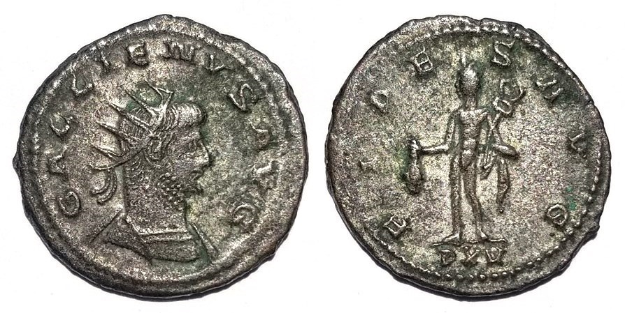 Gallienus FIDES AVG Mercury.jpg