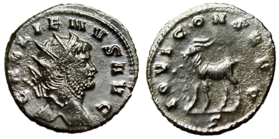 Gallienus IOVI CONS AVG goat antoninianus.jpg