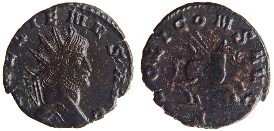 Gallienus SOLI CONS AVG winged horse.jpg