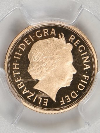 GB 2013 Pistrucci Qtr Sov PF70 Obv.jpg