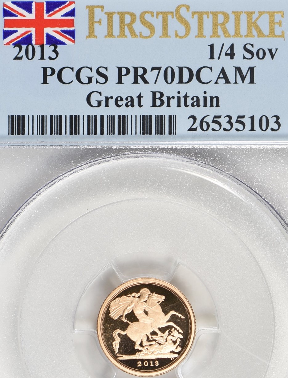 GB 2013 Pistrucci Qtr Sov PF70 Rev.jpg