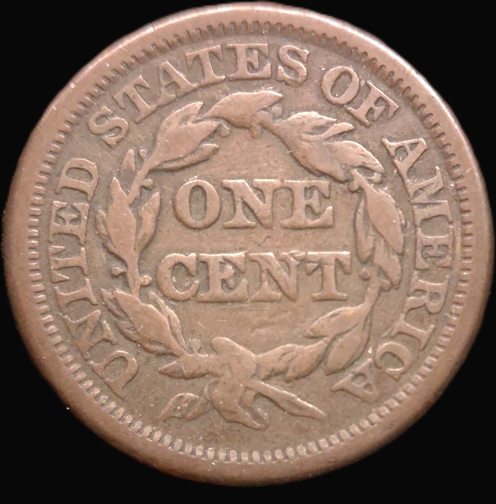 GC #71 - 1844 over 81 Large One Cent - Reverse.jpg