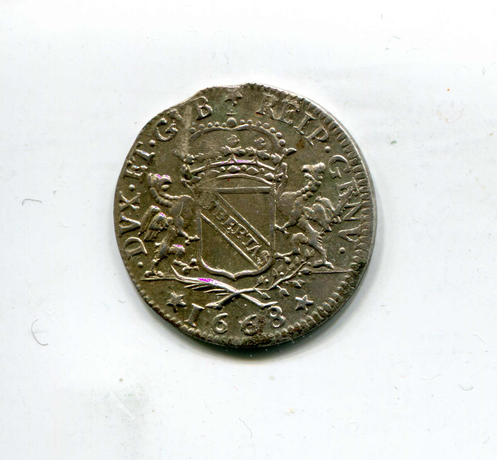 Genoa Luigino Giorgino with St George 1668 obv 918.jpg