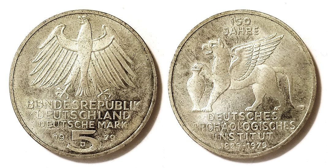 German Archaeological institute 5 marks.jpg