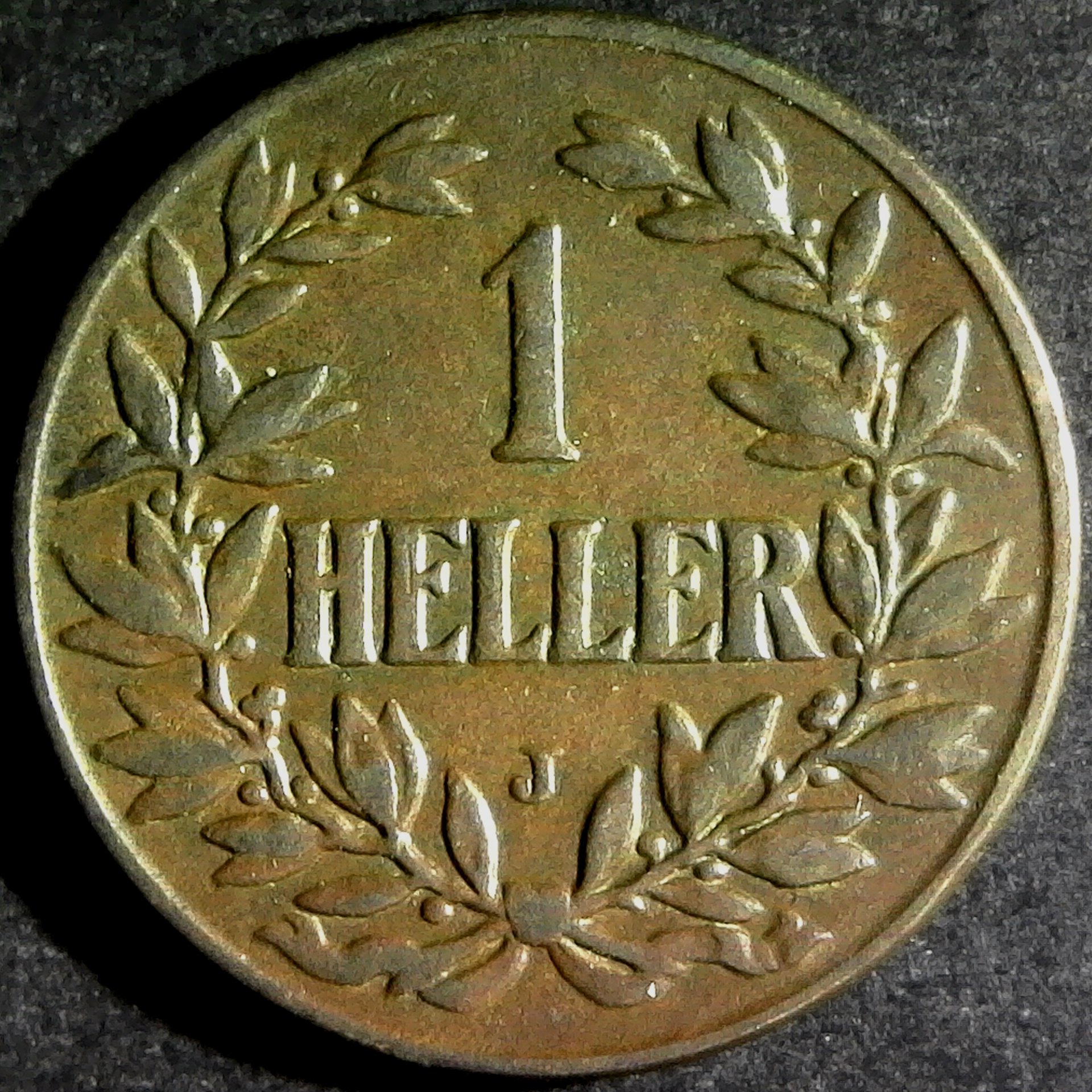 German East Africa One Heller 1908 reverse.jpg