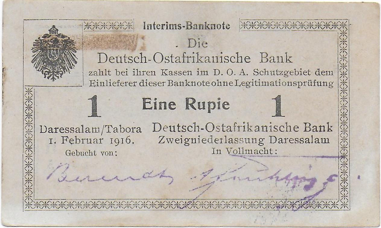 German East Africa One Rupie 1916 front.jpg