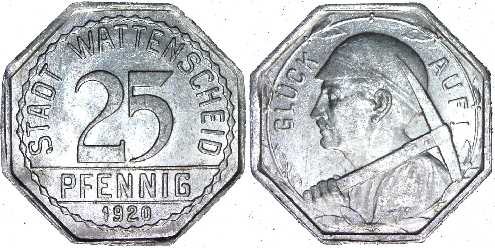 German Notgeld Stadt Wattenscheid 1920 25 Pfennig rev-side-cutout.jpg