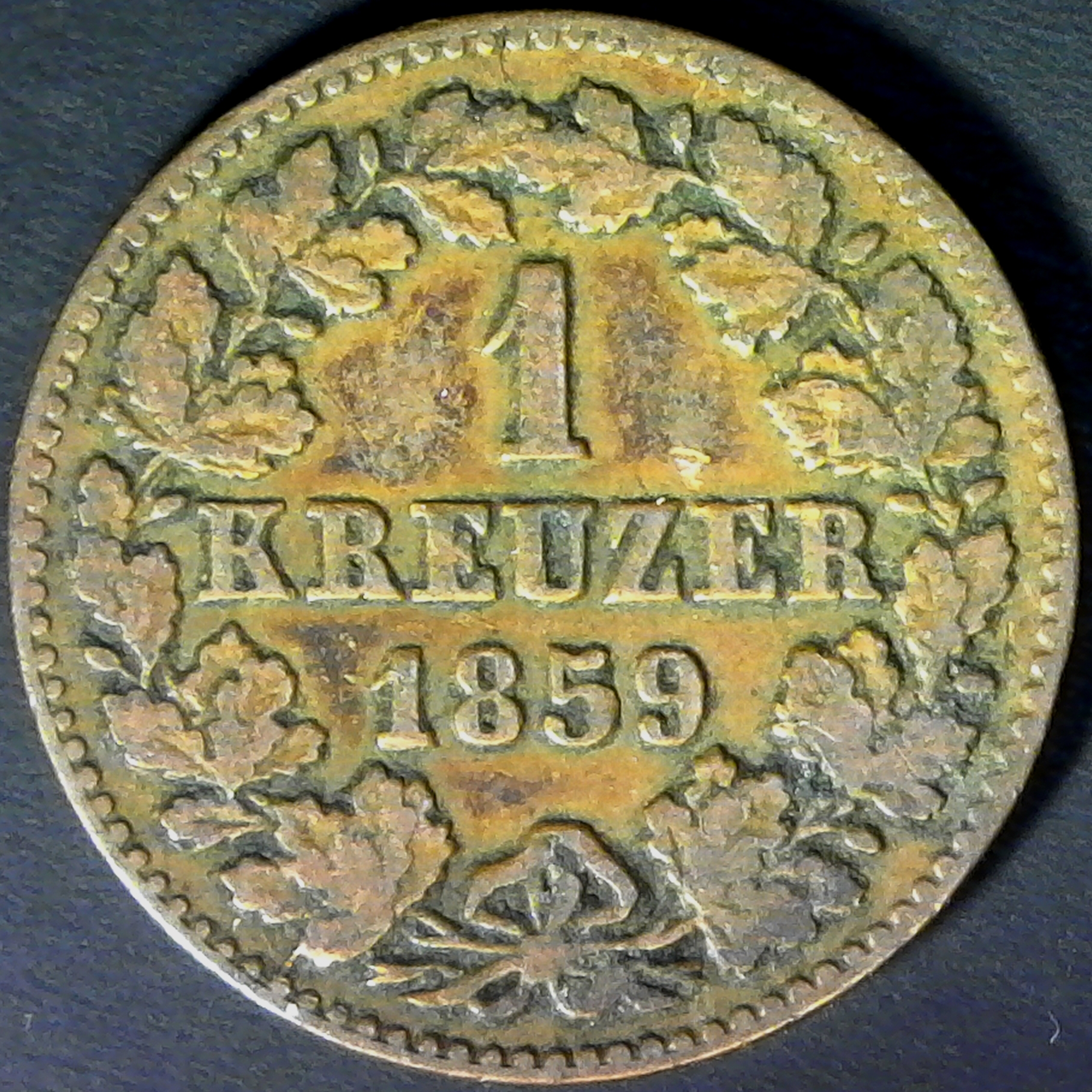 German States- NASSAU 1 Kreuzer 1859 rev.jpg