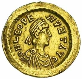 Germanic Leo tremissis obverse.png