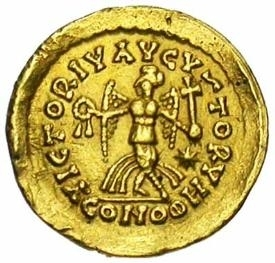 Germanic Leo tremissis reverse.png