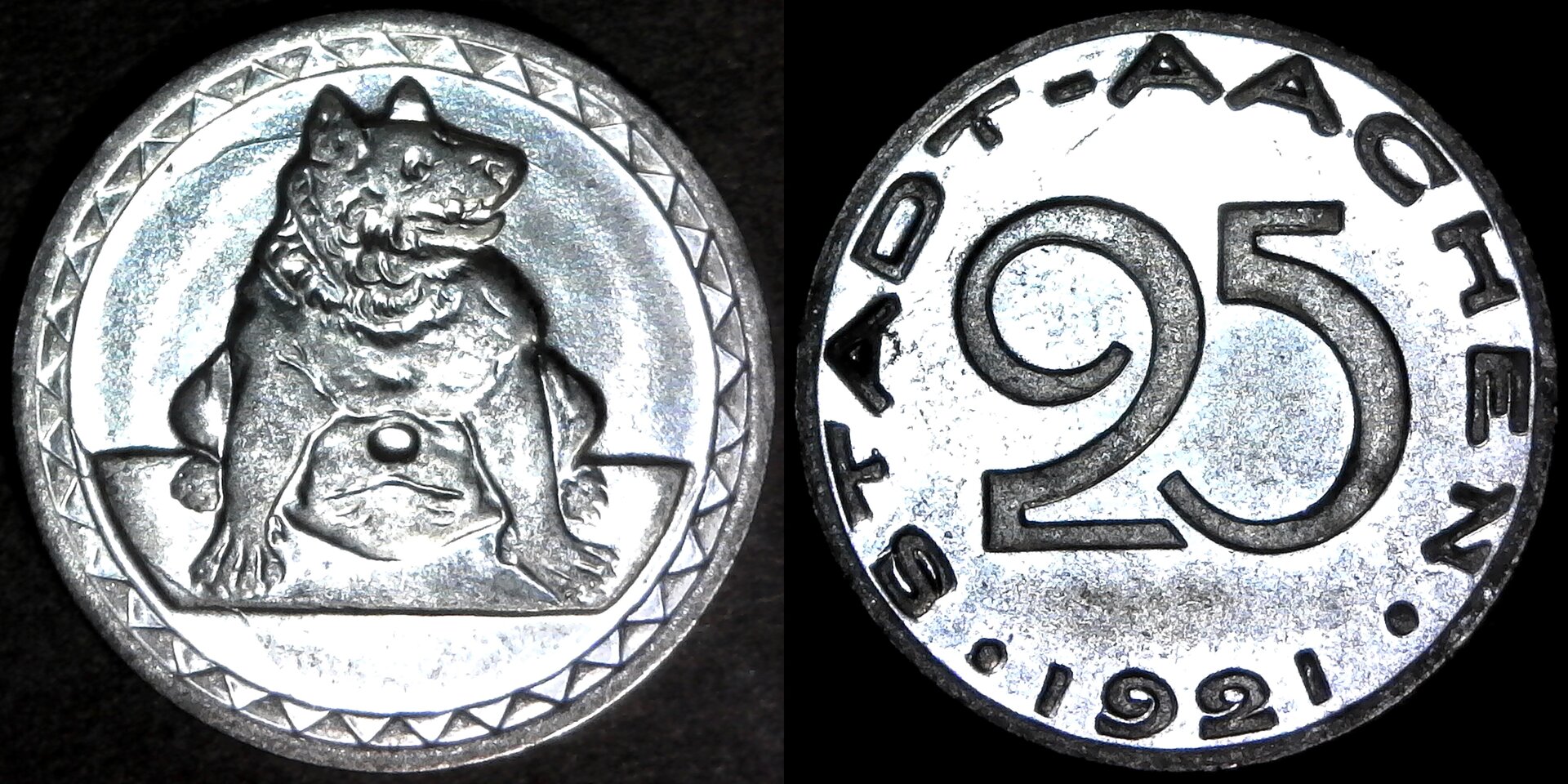 Germany Aachen 25 Pfg 1921 rev-side.jpg