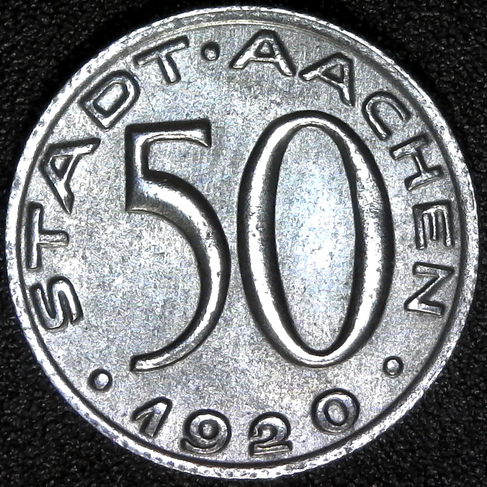 Germany - Aachen iron 50 Pfennig 1920 - M99.41 obv.jpg