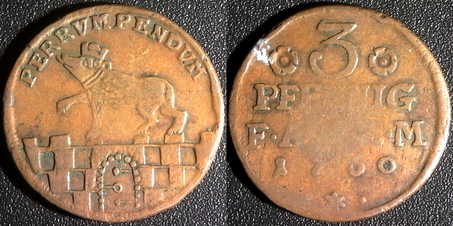 Germany Anhalt-Bernburg 3 Pfennig 1760 obv-side.jpg