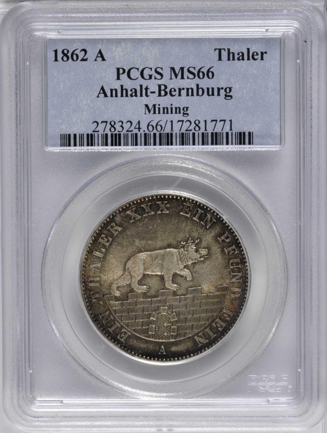 GERMANY. Anhalt-Bernburg. Taler, 1862-A. PCGS MS-66_f_2.jpg