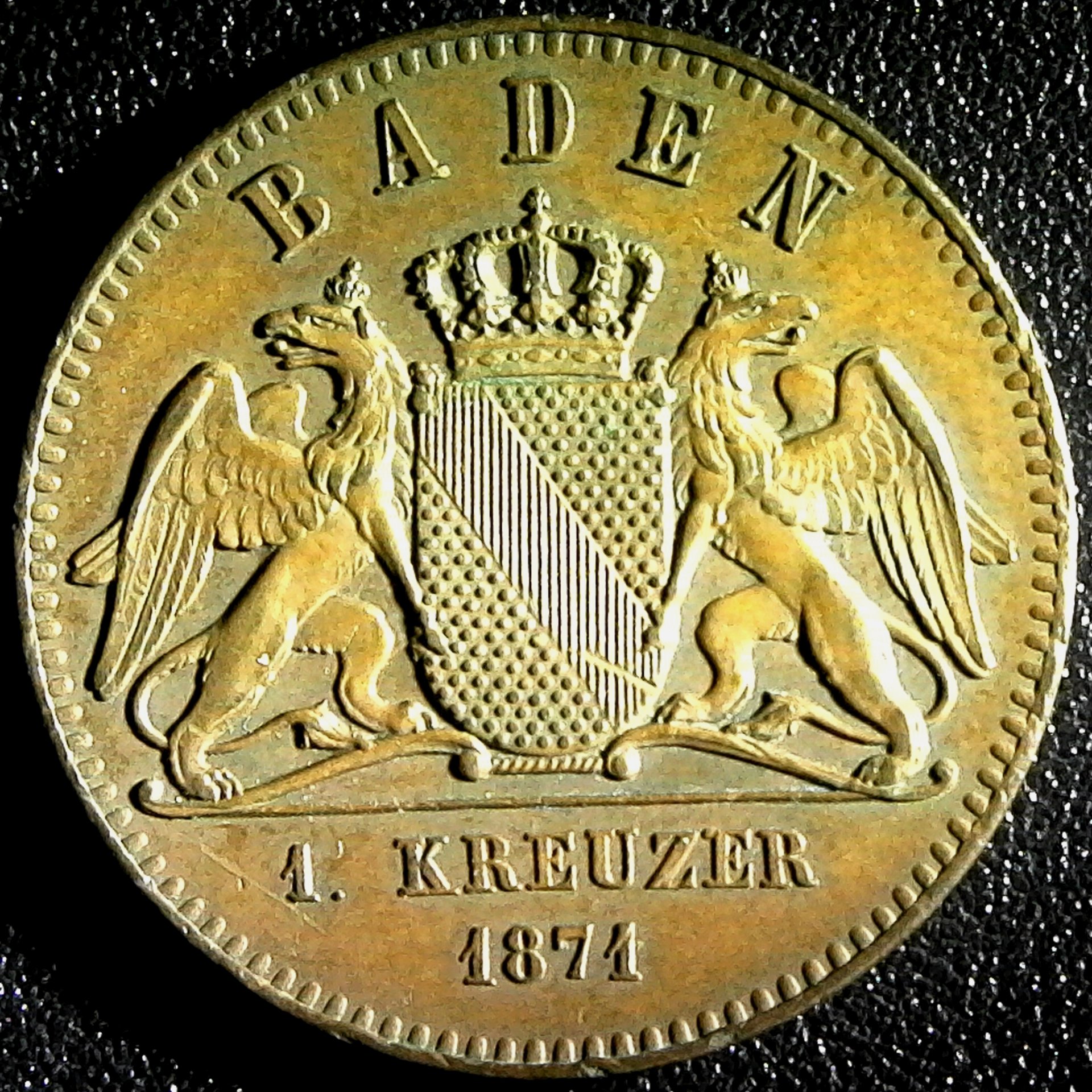 Germany Baden 1 Kreuzer 1971 obv B.jpg
