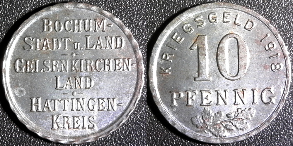 Germany Bochum 10 Pfennig 1918 rev-side.jpg