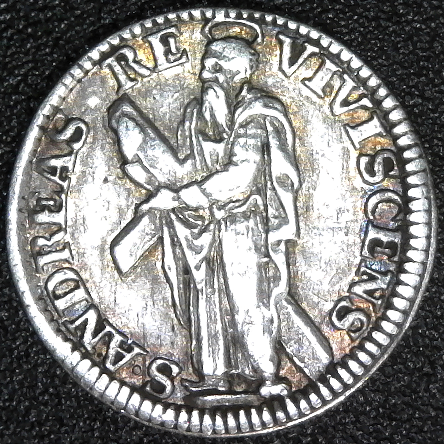 Germany Brunswick Luneburg Cal Hannover 2 Groschen c1700 St. Andrew obv.jpg