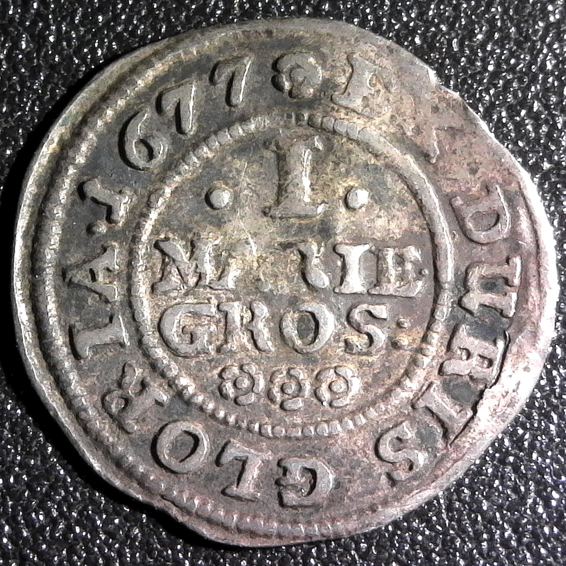 Germany Brunswick Luneburg Calenberg Marienroschen 1677 KM141 rev.jpg