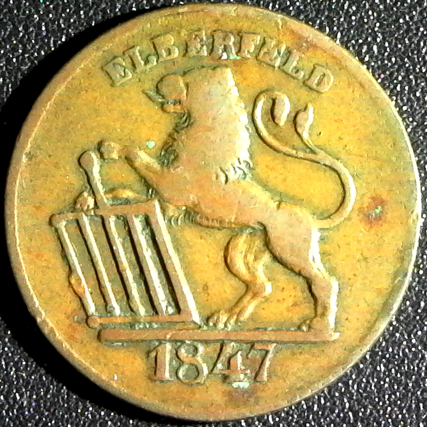 Germany Elberfeld Bread Token '1 Brod' 1847 obv.jpg