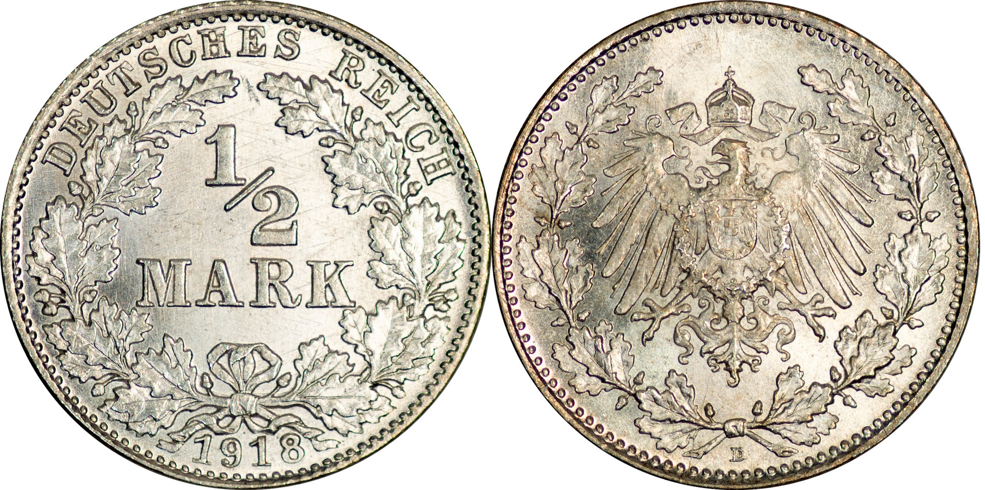 Germany (Empire) - 1918 D Half Mark.jpg