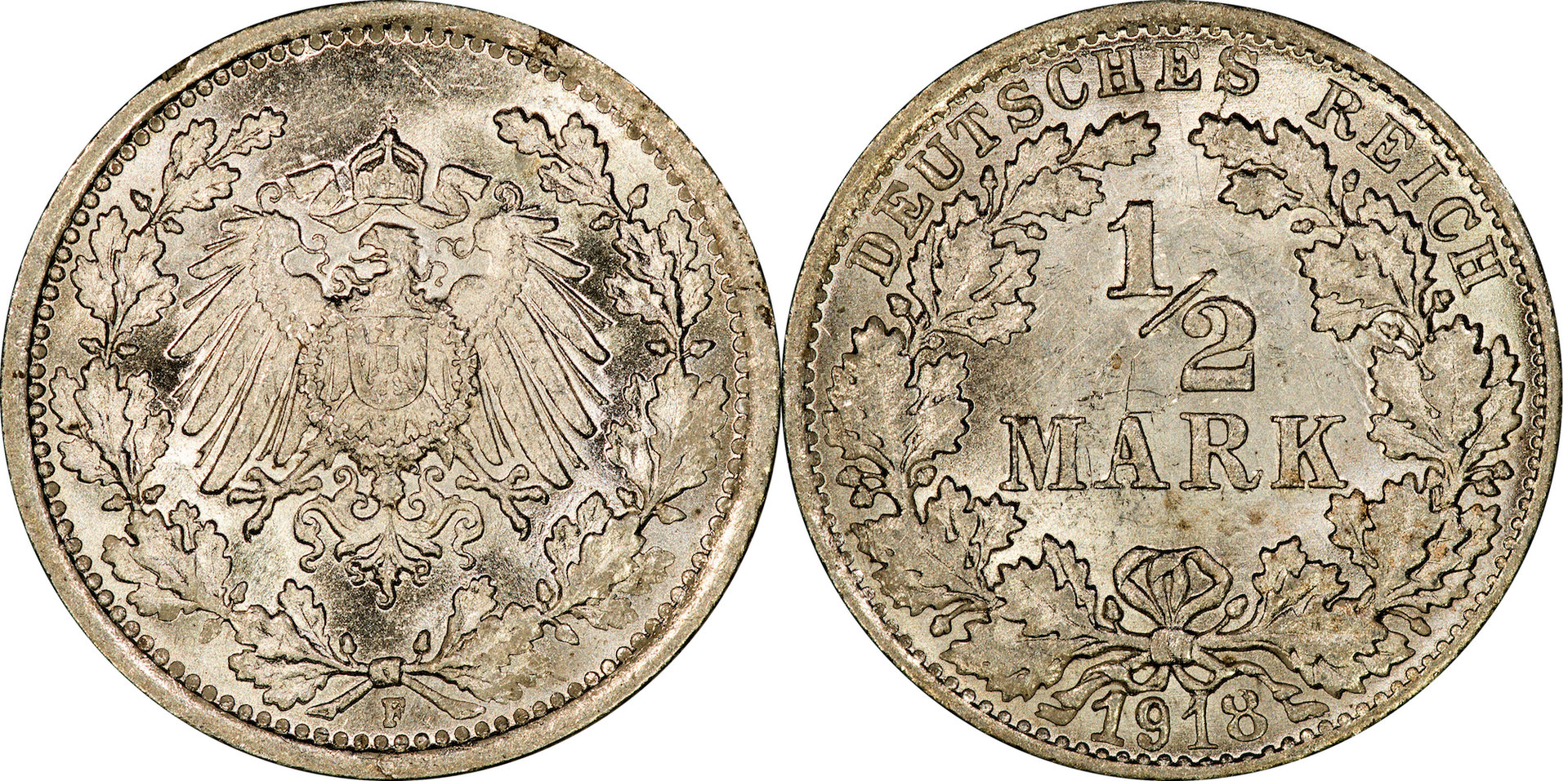 Germany (Empire) - 1918 F Half Mark.jpg