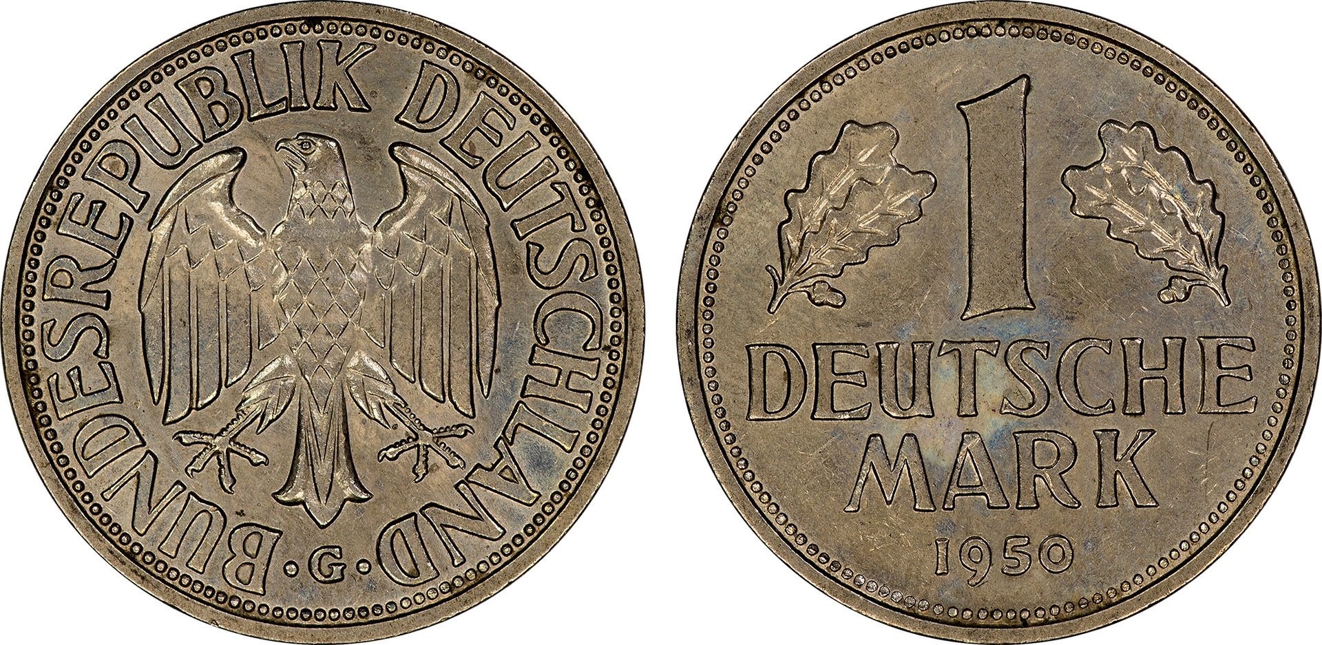 Germany (Federal Republic) - 1950 G 1 Mark.jpg