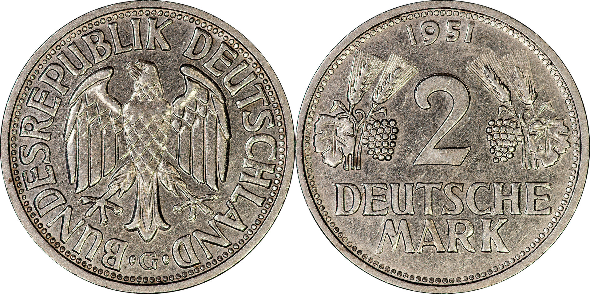 Germany (Federal Republic) - 1951 G 2 Marks.jpg