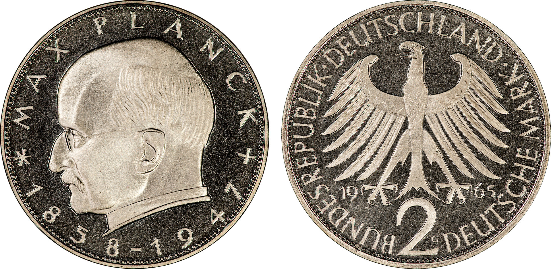 Germany (Federal Republic) - 1965 G Proof 2 Marks.jpg