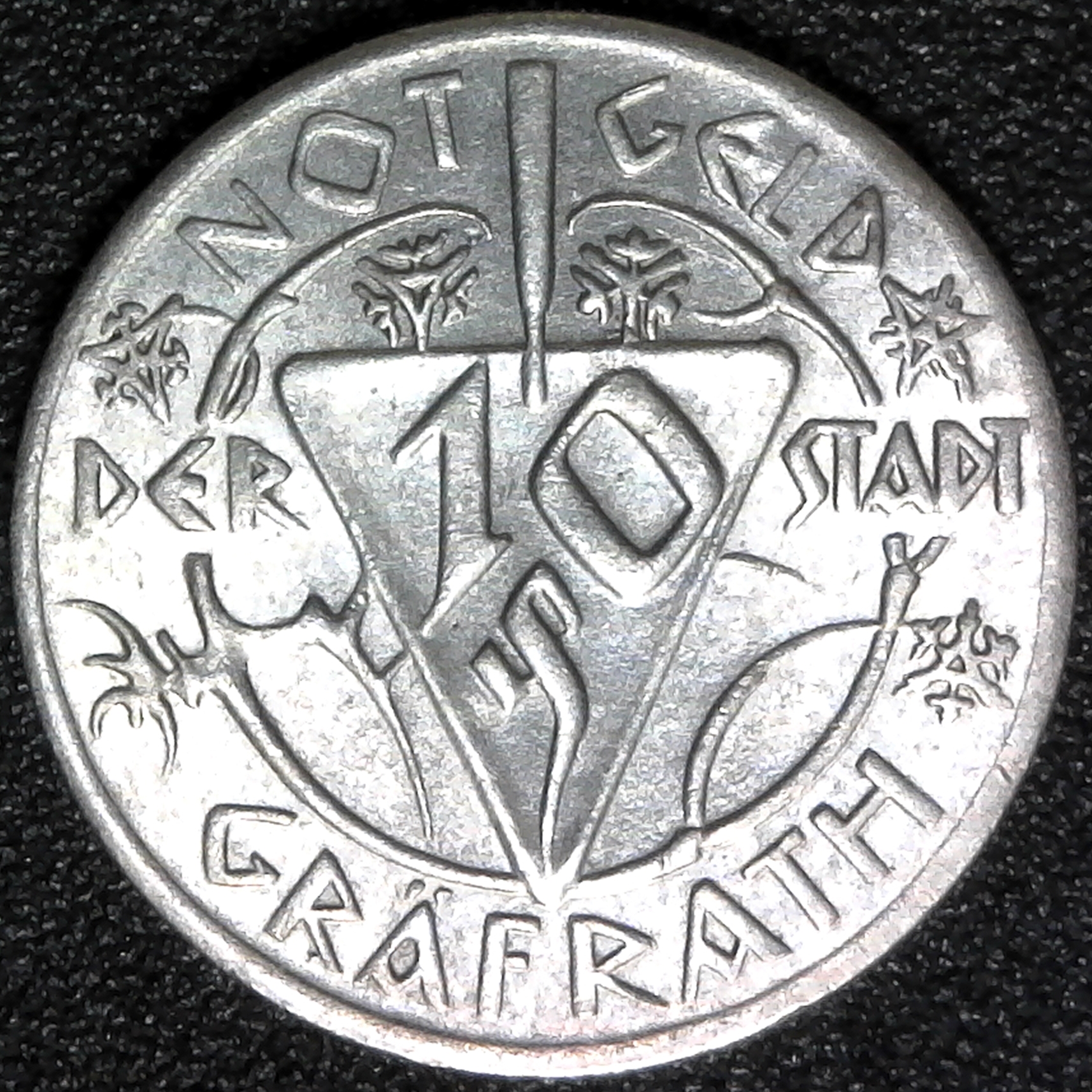 Germany Grafrath 10 Pfennig 1921 rev.jpg