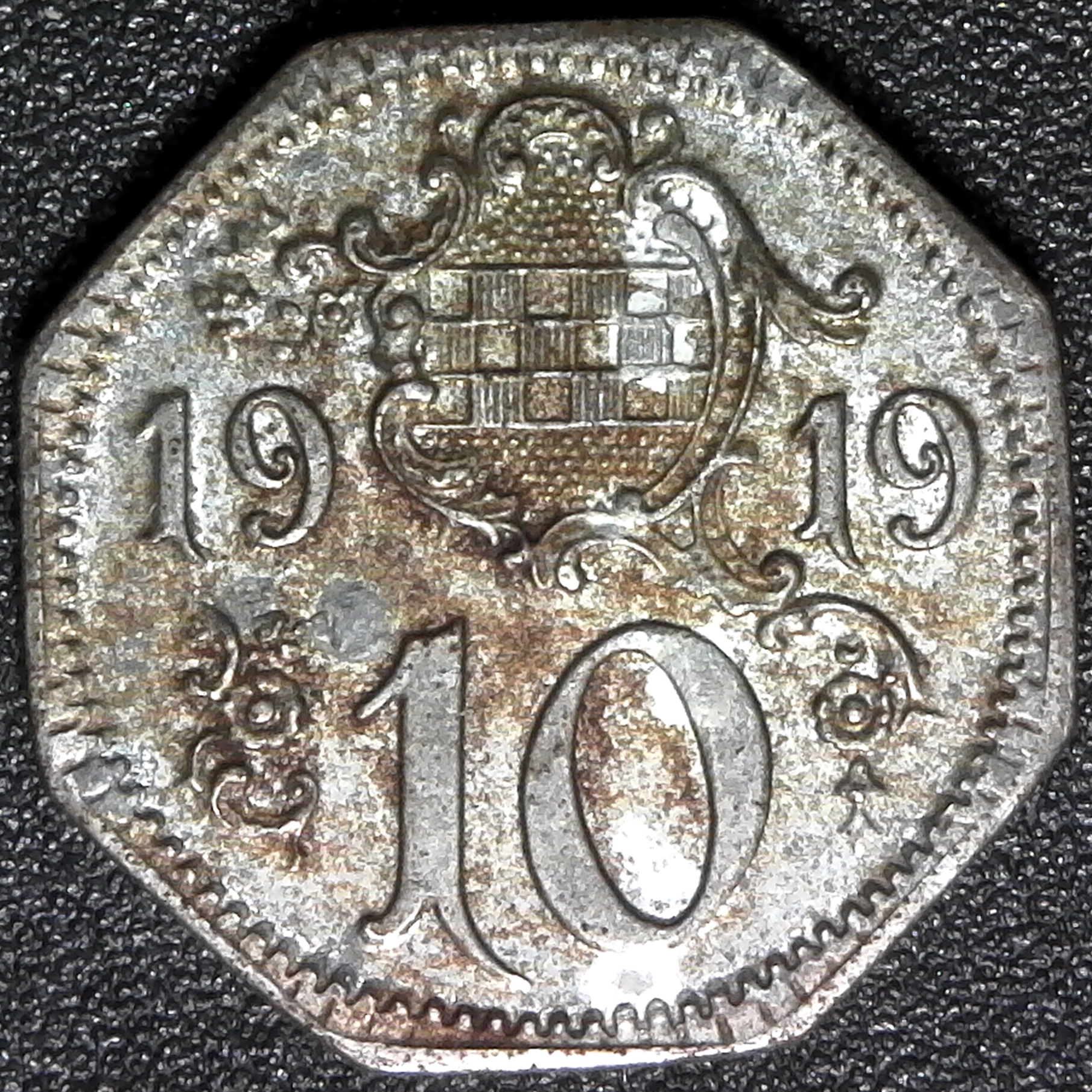 Germany Hamm 10 Pfennig 1919 rev.jpg